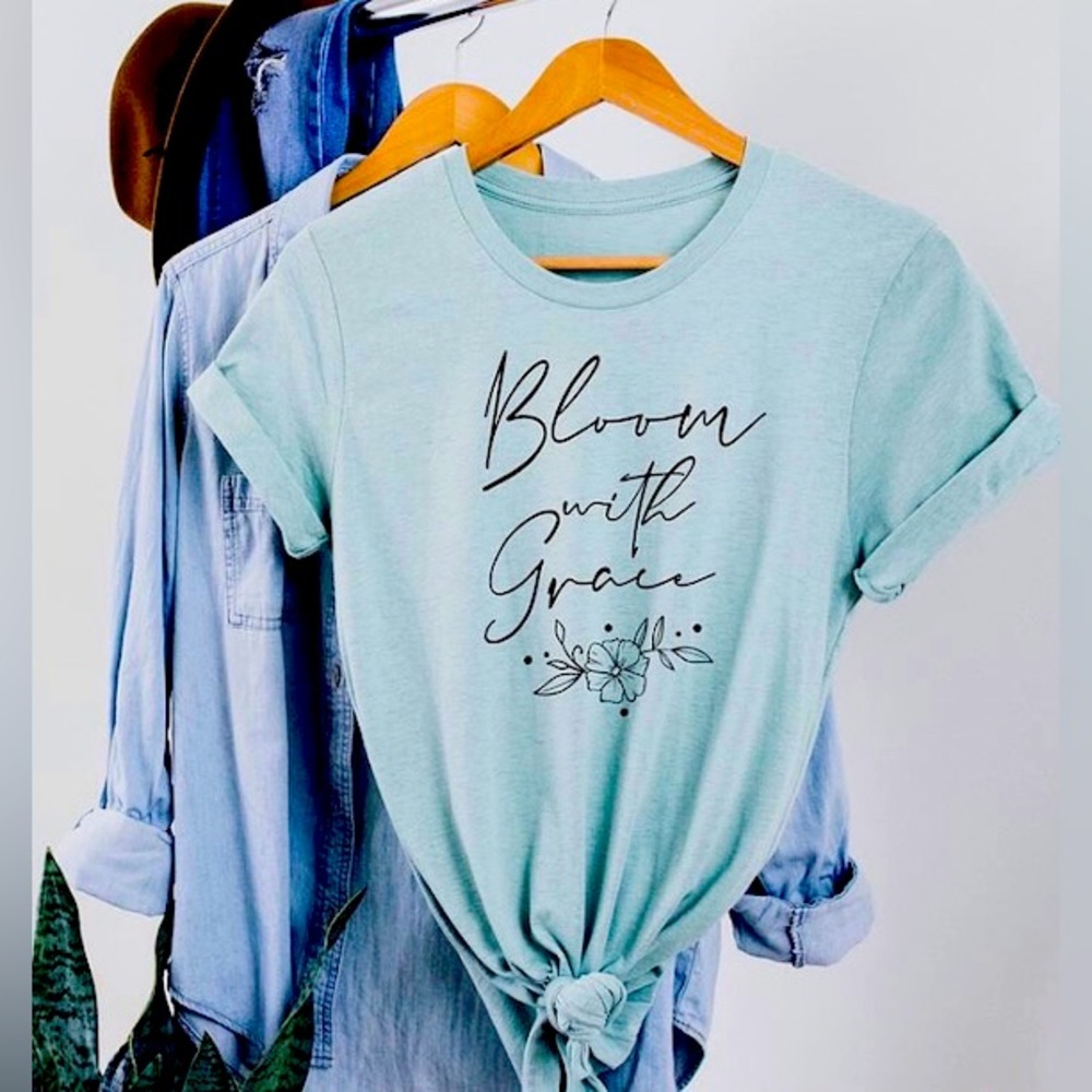 Bloom With Grace Graphic Tee